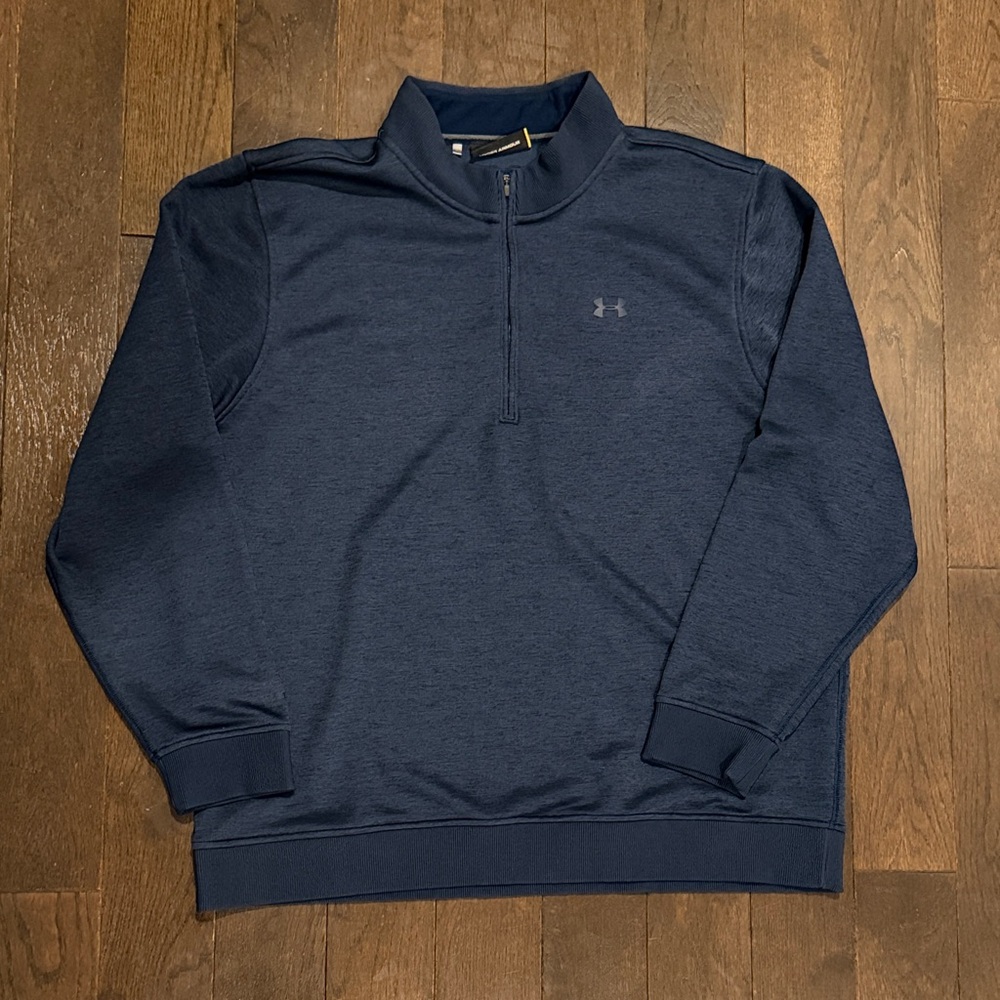 Under Armour Dark Blue Quarter-Zip Pullover